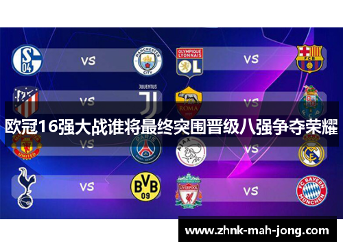 欧冠16强大战谁将最终突围晋级八强争夺荣耀
