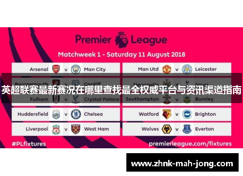英超联赛最新赛况在哪里查找最全权威平台与资讯渠道指南